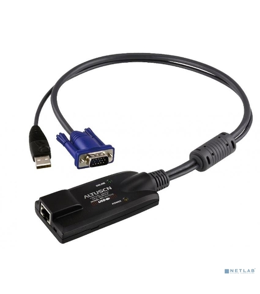 Модуль удлинителя VGA+K/M USB ATEN (KA7570-AX) 40 метр., 1xUTP Cat5e, для подкл. комп. к перекл. KH15xxA/KH15xxAi/KL15xxA/KL15xxAi/KH25xxA, макс.разр
