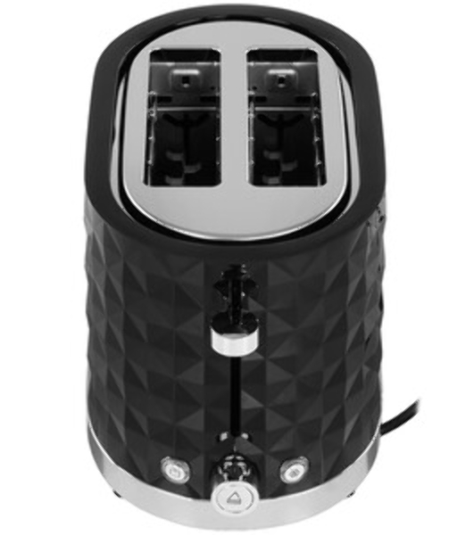 Тостер Galaxy Line GL 2912 черный, 1200 Вт, 2 слота