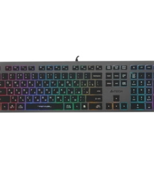 Клавиатура A4Tech Fstyler FX60H проводная, USB Type-A, серый