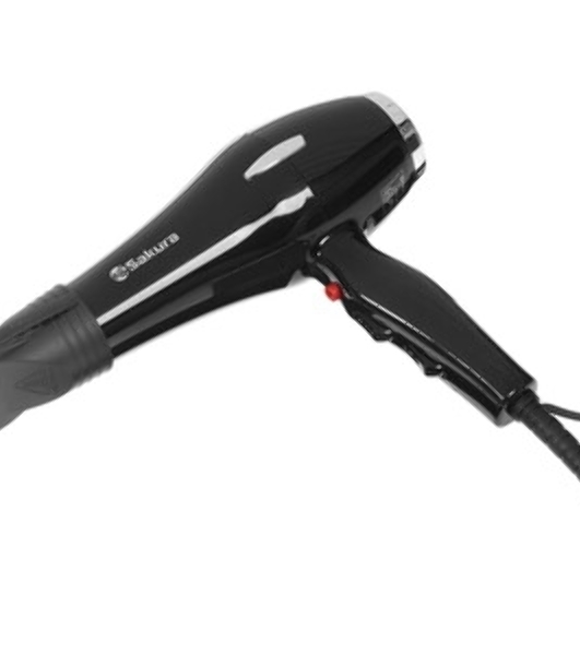 Фен SAKURA SA-4044BK Professional черный, 2000 Вт, компактный