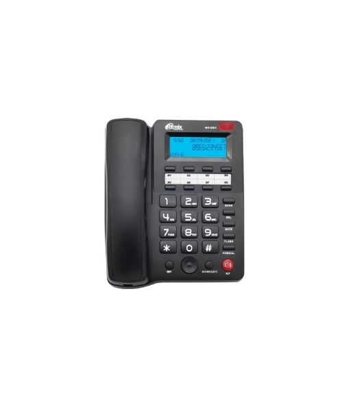 Телефон проводной Ritmix RT-550 черный