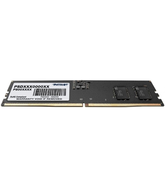 Оперативная память Patriot Signature, DDR5, 32GB (1x32 GB), 4800 MHz, CL40, DIMM