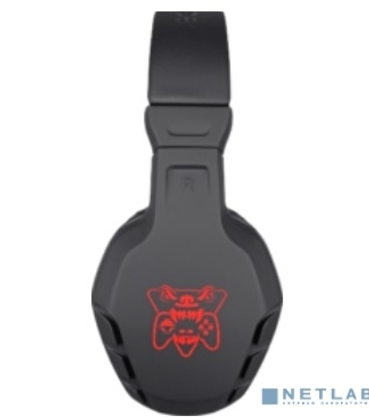 Гарнитура Defender Cujo чёрный/красный, проводная