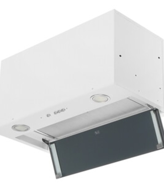 Вытяжка встраиваемая Elikor Cube 60П-1000 белый SM/белый, 59.8 см, 1000 куб. м/ч, 57 дБ