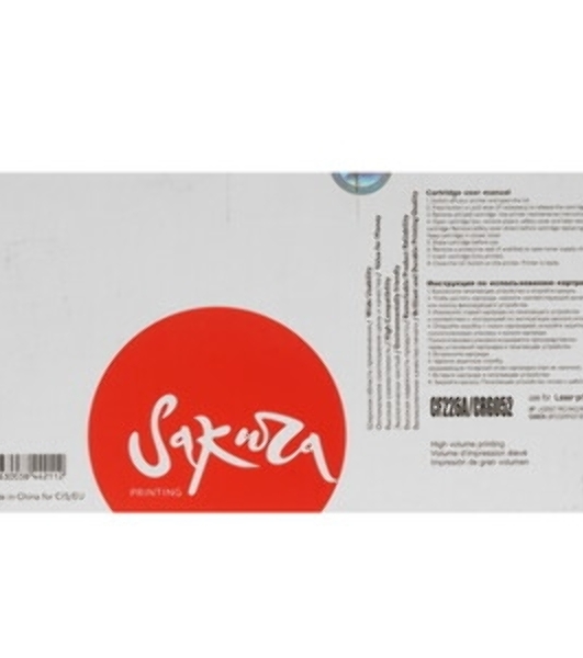 Картридж Sakura CF226A/052 для HP и Canon, черный, 3 100 к.