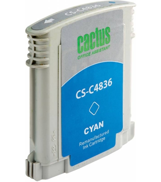 Картридж струйный Cactus CS-C4836 голубой (29 мл) для №11 HP 2000/2500/1000/1100/1200