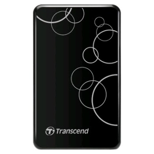 Внешний HDD 2.5' Transcend StoreJet 25A3, 1TB, USB 3.2 Gen 1 Type-A, 5400 rpm, черный