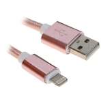 Кабель Redline Candy УТ000021991 Lightning (m) USB A(m) 1м розовый, фото4
