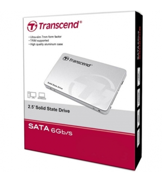Накопитель SSD Transcend 220S, 480GB, 2.5', SATA, R/W 550/450