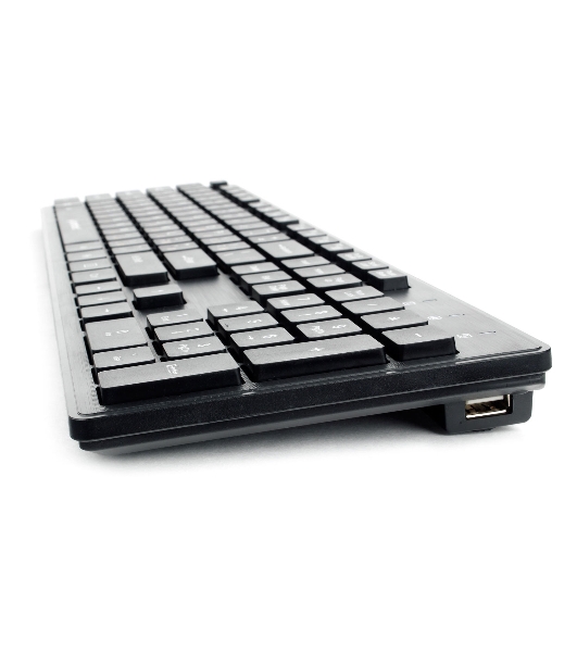 Клавиатура проводная Gembird KB-8360U, USB, черный