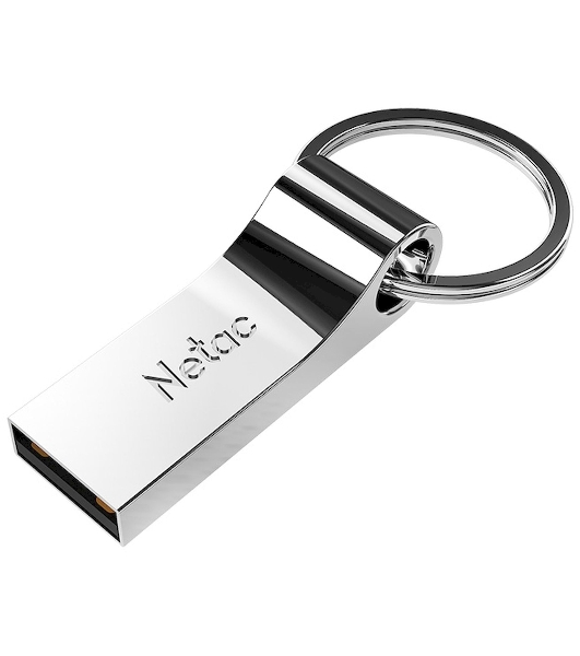 Флешка USB Netac U275 (NT03U275N-016G-20SL), 16Gb, USB 2.0, R/W 50/15, серебристый
