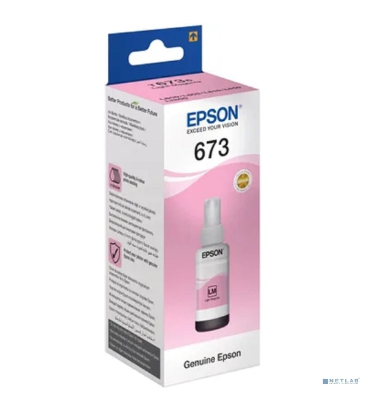 Чернила Epson C13T67364A (light magenta) 70 мл для L800