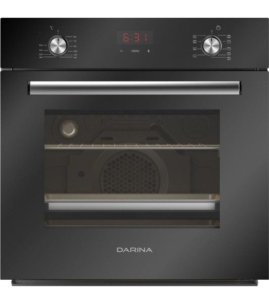Духовой шкаф электрический Darina 2V5 BDE 112 708 B черный, встраиваемый