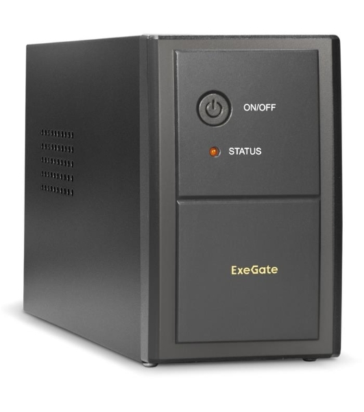 Источник бесперебойного питания ExeGate EP244541RUS Power Back BNB-400 400VA, черный, 2 евророзетки