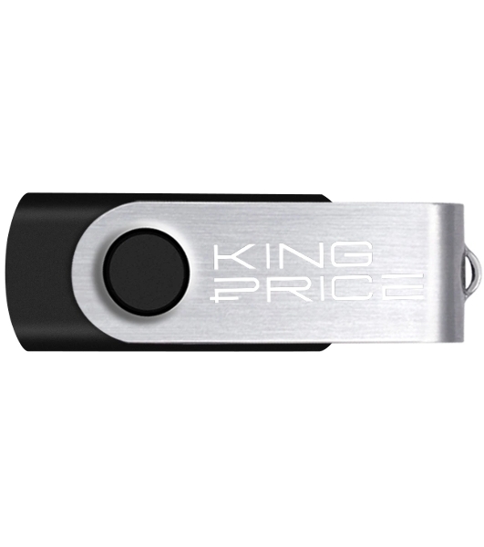 Флешка USB KingPrice KPFD2 (KPFD2A008ABK), 8Gb, USB 2.0, R/W 15/5, черный