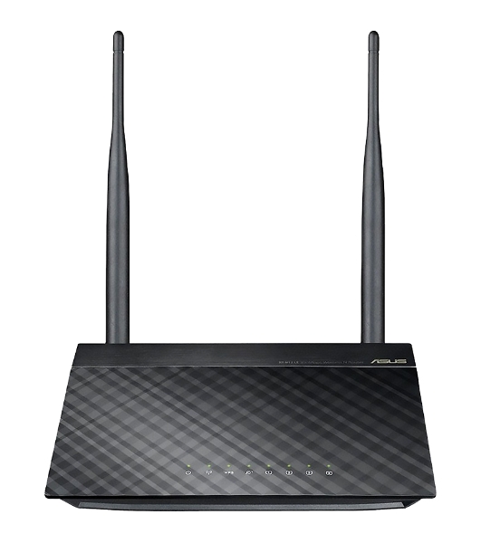 Сетевое оборудование ASUS RT-N12 E WiFi Router (RTL) 802.11b/g/n, 4UTP 10/100 Mbps, 1WAN, 300Mbps, 2x2dBi