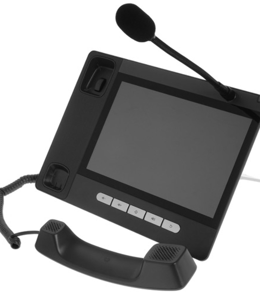 Fanvil Paging Console PhoneAndroid 9.0 Built-in Adjustable 8MP Camera with a Privacy Cover10-party Audio Conference,3-party Video ConferencPTM handsetDual Gigabit ports, PoE IntegratedHD Voice