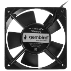 Вентилятор для корпуса Gembird черный, 120 мм, 2100 об/мин, 37.5 дБ, 2 pin, фото5