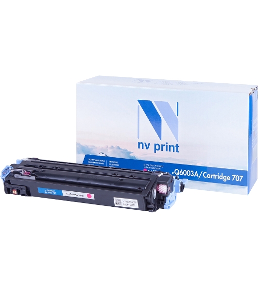 Картридж лазерный NVPrint совместимый HP Q6003A/Can707 Magenta для LJ Color CM1015MFP/1017MFP/1600/2600N (2000k)