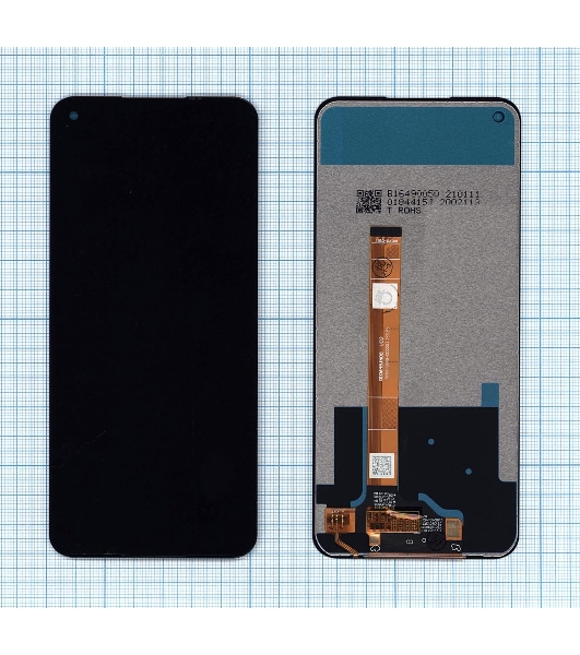 Дисплей для Realme 6 черный