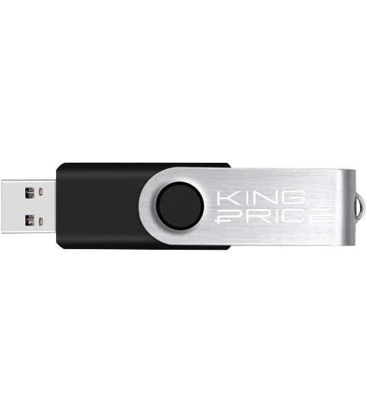 Флешка USB KingPrice KPFD2 (KPFD2A008ABK), 8Gb, USB 2.0, R/W 15/5, черный