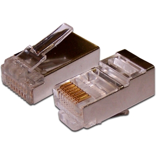 Коннектор медный LANMASTER TWT-PL45/S-8P8C RJ45 cat.5e серебристый