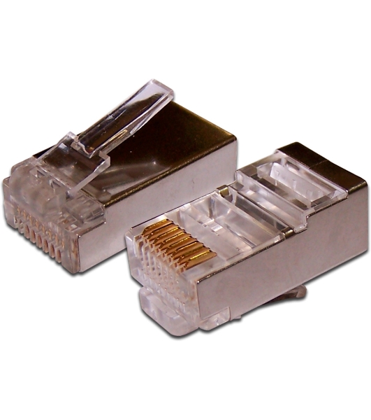 Коннектор медный LANMASTER TWT-PL45/S-8P8C RJ45 cat.5e серебристый