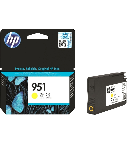 Картридж струйный HP CN052AE желтый для HP OJ Pro 8610/8620 (700стр.)