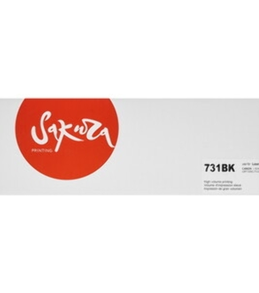 Картридж лазерный Sakura 731BK для Canon i-sensys LBP7100C/7110C, черный, 1 400 к.