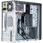 Компьютерный корпус с блоком питания 450Вт. Case Foxline FL-733, mATX, 2x5.25EXT, 2x3.5EXT, 5x3.5INT, 2xUSB 2.0, HDA, w/o FAN, w/450W ATX PSU, w/1.2m EU pwr cord, фото4