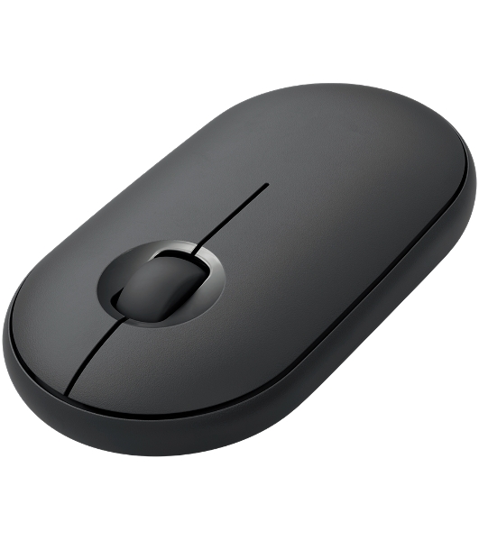 Мышь беспроводная Logitech Pebble M350 графитовый, 1000 dpi, радиоканал, Bluetooth, USB, кнопки - 3