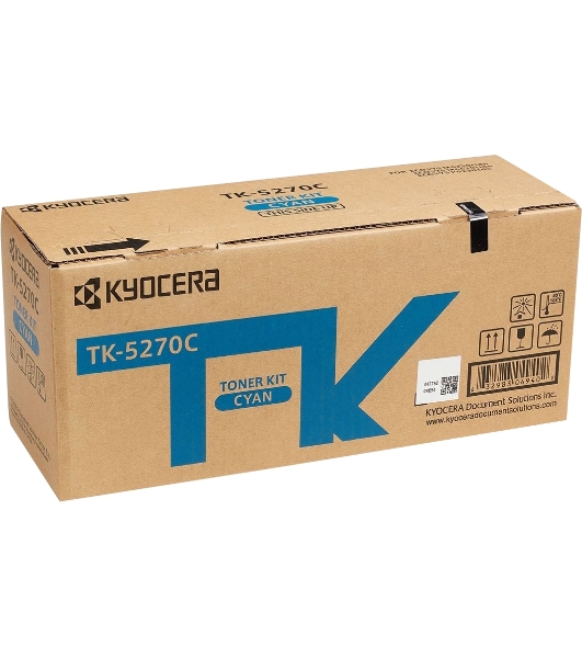 Картридж лазерный Kyocera TK-5270C (1T02TVCNL0) голубой для M6230cidn/M6630cidn/P6230cdn 6000 стр