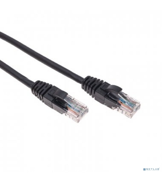 Патч-корд U/UTP Rexant cat.6, RJ45-RJ45, неэкранированный, 26AWG, LSZH, черный, 5 м