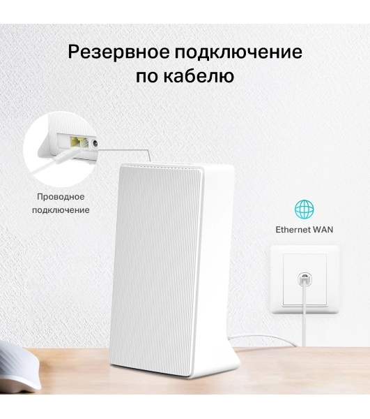 Двухдиапазонный гигабитный роутер Mercusys MB230-4G Wi-Fi AC1200 с поддержкой 4G+ категории 6