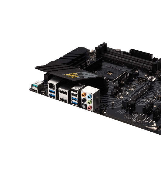 Материнская плата ASUS TUF GAMING B550-PLUS, AM4, AMD B550, 4xDDR4, 6xSATA, 2xM.2, 1xPCIe 4.0 x16, 1xPCIe 3.0 x16, 3xPCIe x1, 1xHDMI, 1xDP, 1x 2.5Gb LAN, 4xUSB-A 3.2 Gen 1, 1xUSB-A 3.2 Gen 2, 2xUSB-A 2.0, 1xUSB-C 3.2 Gen 2, 5x3.5 мм, 7.1, ATX