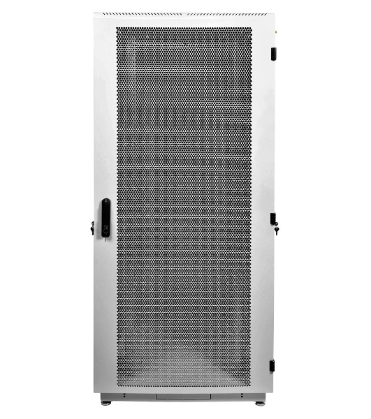 Шкаф телекоммуникационный напольный 42U (800x1000) дверь перфорированная (3 места), ШТК-М-42.8.10-4ААА