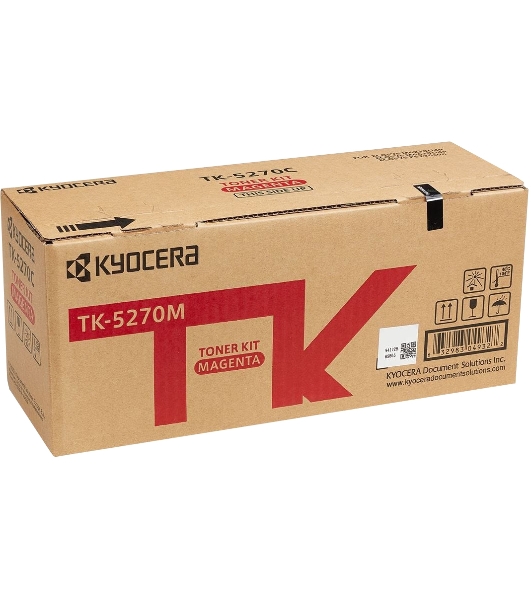 Картридж лазерный Kyocera TK-5270M (1T02TVBNL0) пурпурный для M6230cidn/M6630cidn/P6230cdn 6000 стр