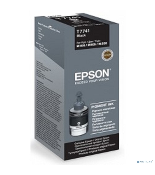 Картридж струйный Epson C13T77414A черный для Epson I/C (b) M100/200 (6000 стр.)