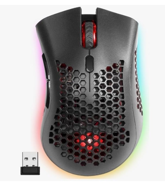Мышь беспроводная Defender Warlock GM-709L черный, 2400 dpi, радиоканал, USB, кнопки - 8