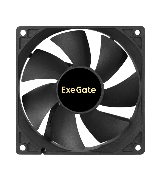 Вентилятор 12В DC ExeGate ExtraSilent ES09225S3P (92x92x25 мм, Sleeve bearing (подшипник скольжения), 3pin, 2000RPM, 25dBA)