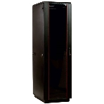 Шкаф телекоммуникационный напольный 42U (600x600) дверь стекло, черный (ШТК-М-42.6.6-1ААА-9005) (3 коробки), фото9