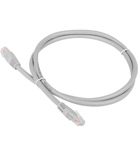 Патч-корд LANMASTER TWT-45-45-5.0/6-GY 5м UTP Cat 6 серый