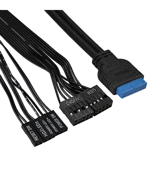 Компьютерный корпус Miditower ExeGate XP-330U-UNS350 (ATX, БП UNS350 с вент. 12см, 2*USB/2*USB 3.0, аудио, черный)