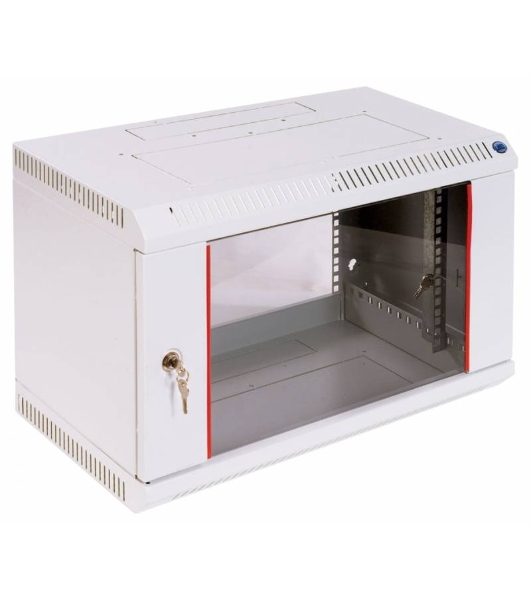 Шкаф телеком. настен, 6U, 600x650 дверь стекло (ШРН-6.650) (1 коробка)
