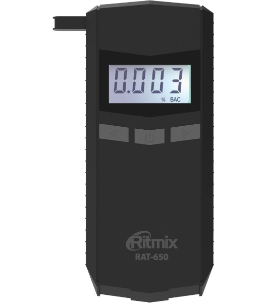 Алкотестер Ritmix RAT-650 электрохимический черный