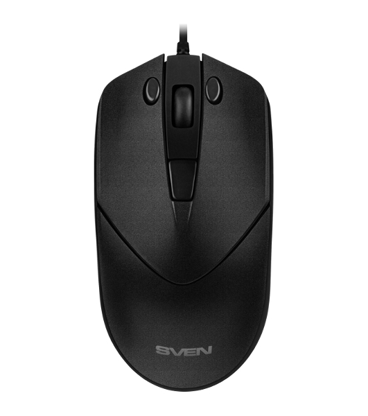 Мышь проводная SVEN RX-100 черный, 4000 dpi, USB, кнопки - 6