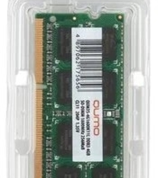 Оперативная память Qumo, DDR3, 8GB (1x8GB), 1600MHz, CL11, SO-DIMM