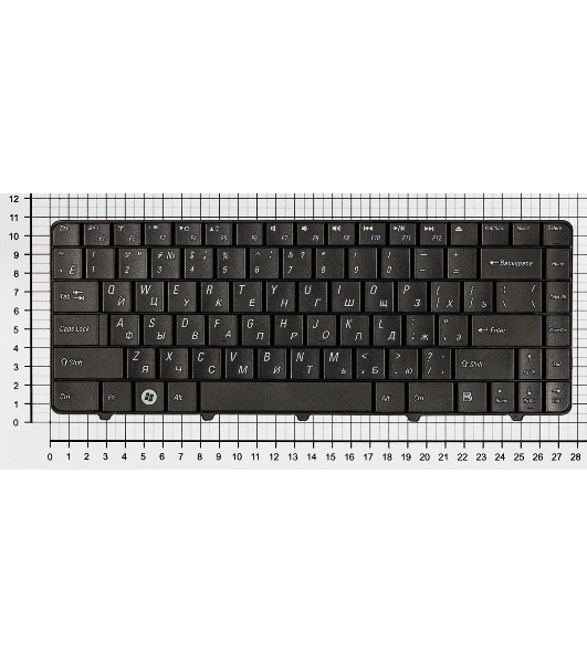 Клавиатура для ноутбука Dell Inspiron 11z 1110 черная