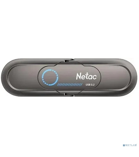 Флешка USB Netac US9 (NT03US9C-512G-32TA), 512Gb, USB 3.2 Gen2 Type-A/USB Type-C, R/W 1000/900, серебристый
