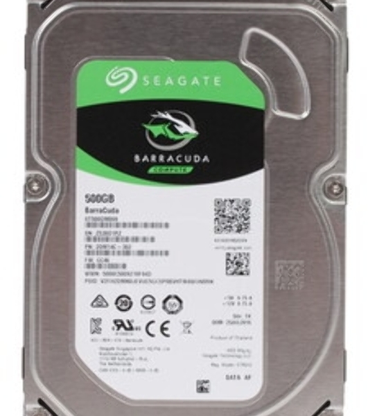 Жесткий диск HDD Seagate Barracuda 500Gb 7200 rpm SATA 6 Гбит/с, 32mb buffer